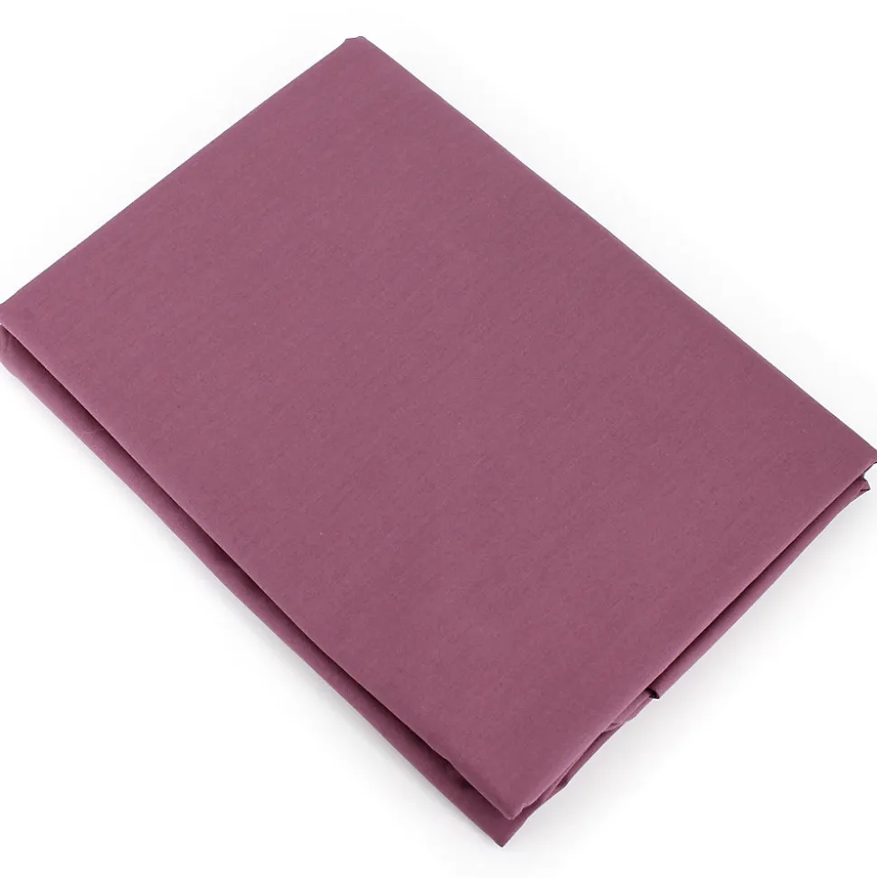 Housse de couette uni 240x220 cm coton ALTO Raisin