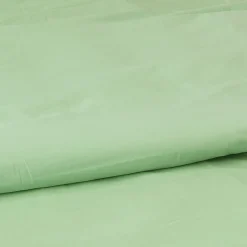 Housse de couette unie en coton Lavé (260x240 cm - Vert clair)