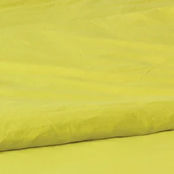 Housse de couette unie en coton Lavé (200x200 cm - Jaune)