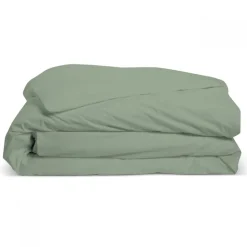 Housse de couette unie 220x240cm PERCALE SAUGE
