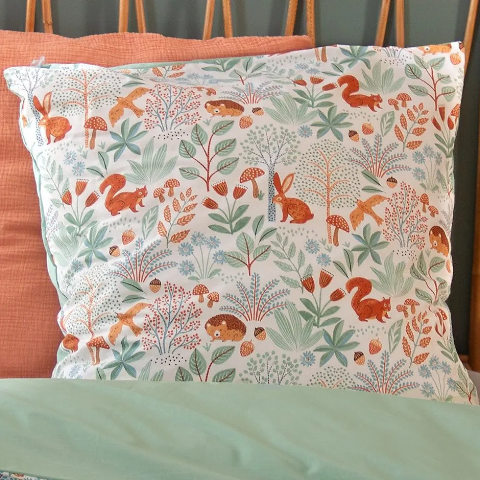 Housse de couette 140x200 + 1 taie PIERROT coton 57fils