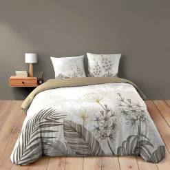 Housse de couette 240x220 + 2 taies BASTILLE 100% coton