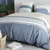 Housse de couette 240x220 + 2 taies en coton 57 fils