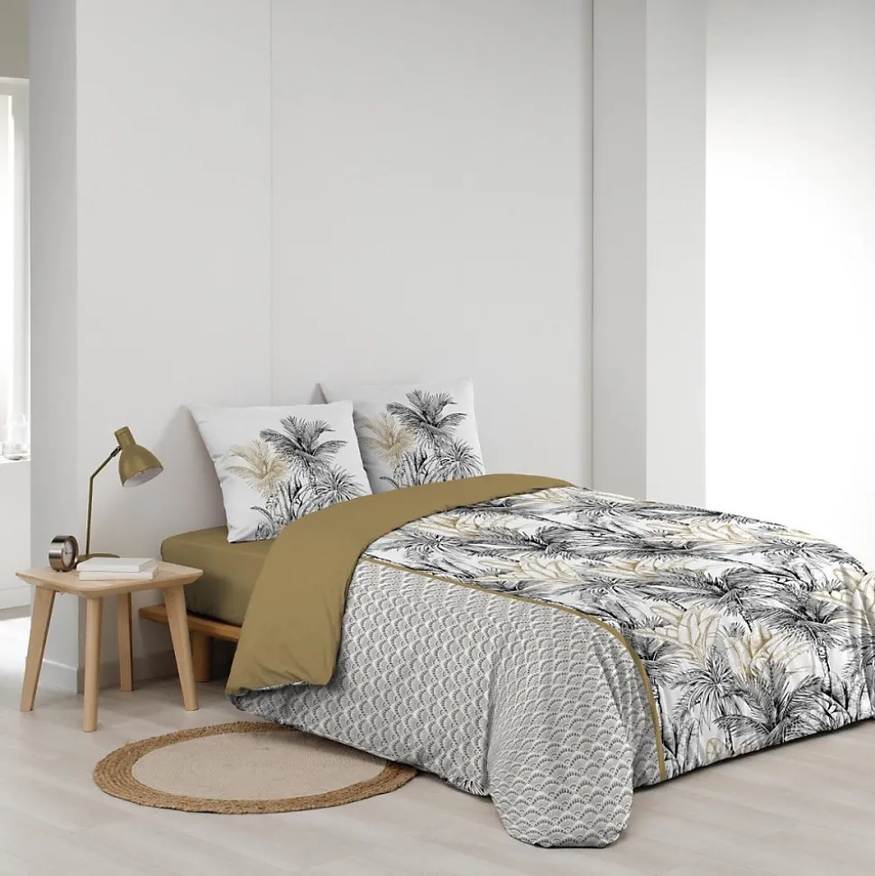 Housse de couette 260x240 + 2 taies DAKAR 100% coton