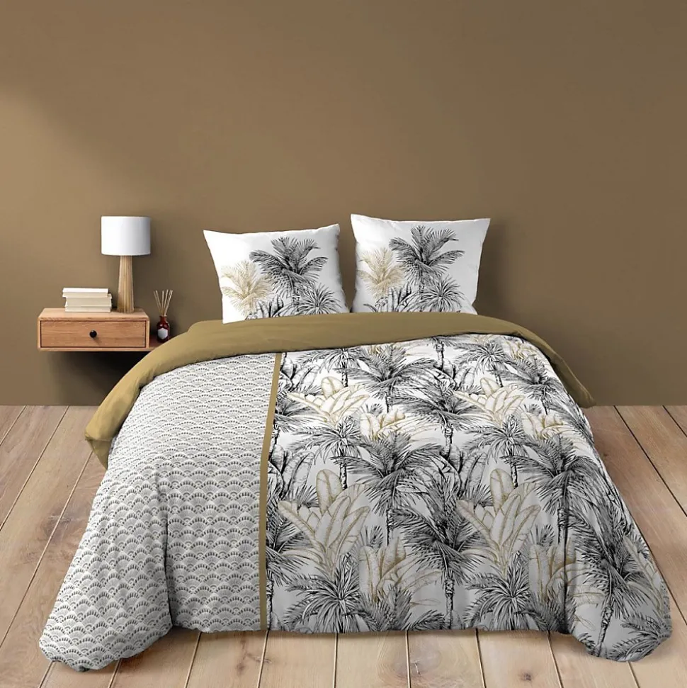 Housse de couette 260x240 + 2 taies DAKAR 100% coton