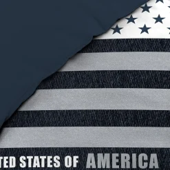 Housse de couette 140x200 + 1 taie STATES 100% coton