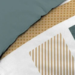 Housse de couette 240x220 + 2 taies ZEPHYR 100% coton