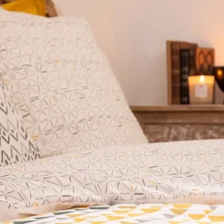 Housse de couette 260x240 + 2 taies coton AQUAR