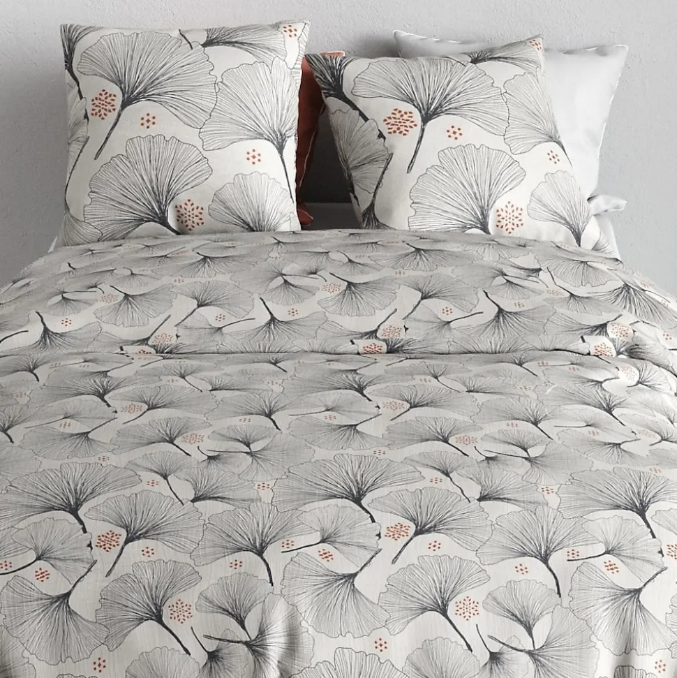 Housse de couette 240x220 + 2 taies en coton 57 fils