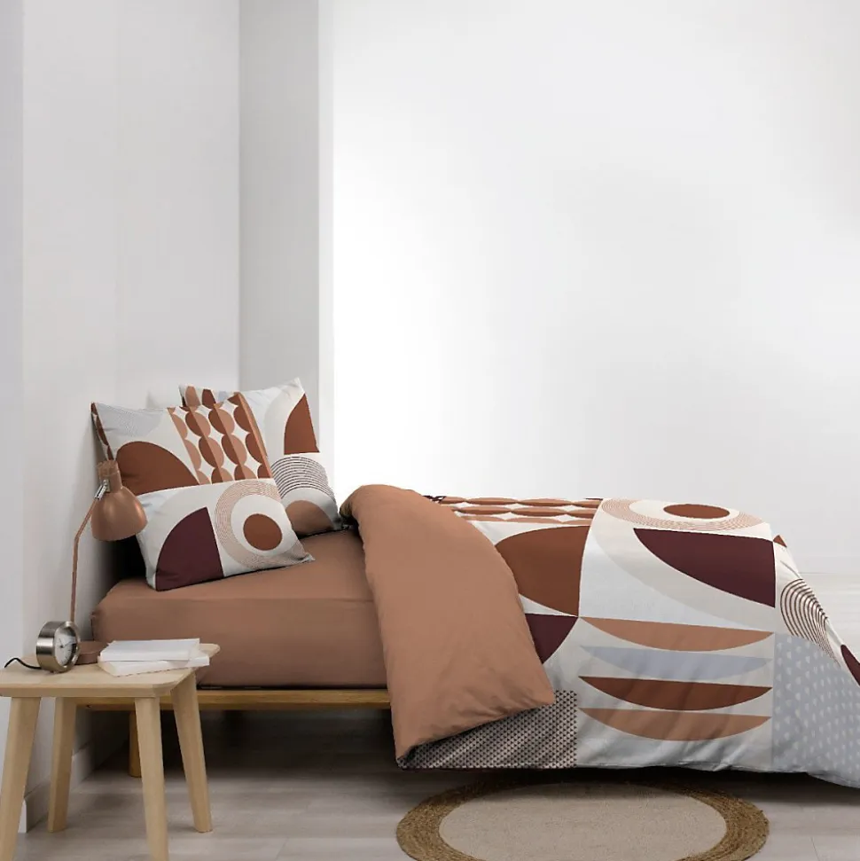 Housse de couette 240x220 + 2 taies GEMMA 100% coton