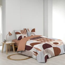 Housse de couette 240x220 + 2 taies GEMMA 100% coton