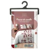 Housse de couette 240x220 + 2 taies CHILIPOP ROSE 100% coton