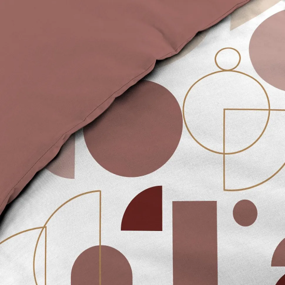 Housse de couette 240x220 + 2 taies CHILIPOP ROSE 100% coton