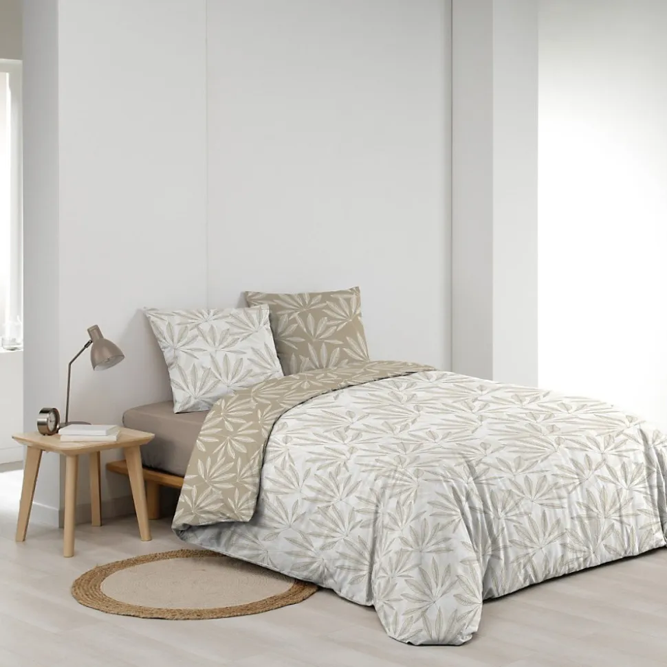 Housse de couette 260x240 + 2 taies MALIA 100% coton
