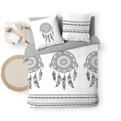 Housse de couette 240x220 + 2 taies INDIAN DREAM 100% coton