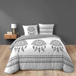 Housse de couette 240x220 + 2 taies INDIAN DREAM 100% coton