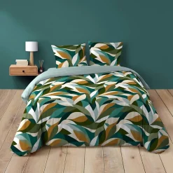 Housse de couette 240x220 + 2 taies 100% coton