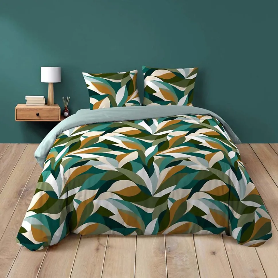 Housse de couette 240x220 + 2 taies 100% coton