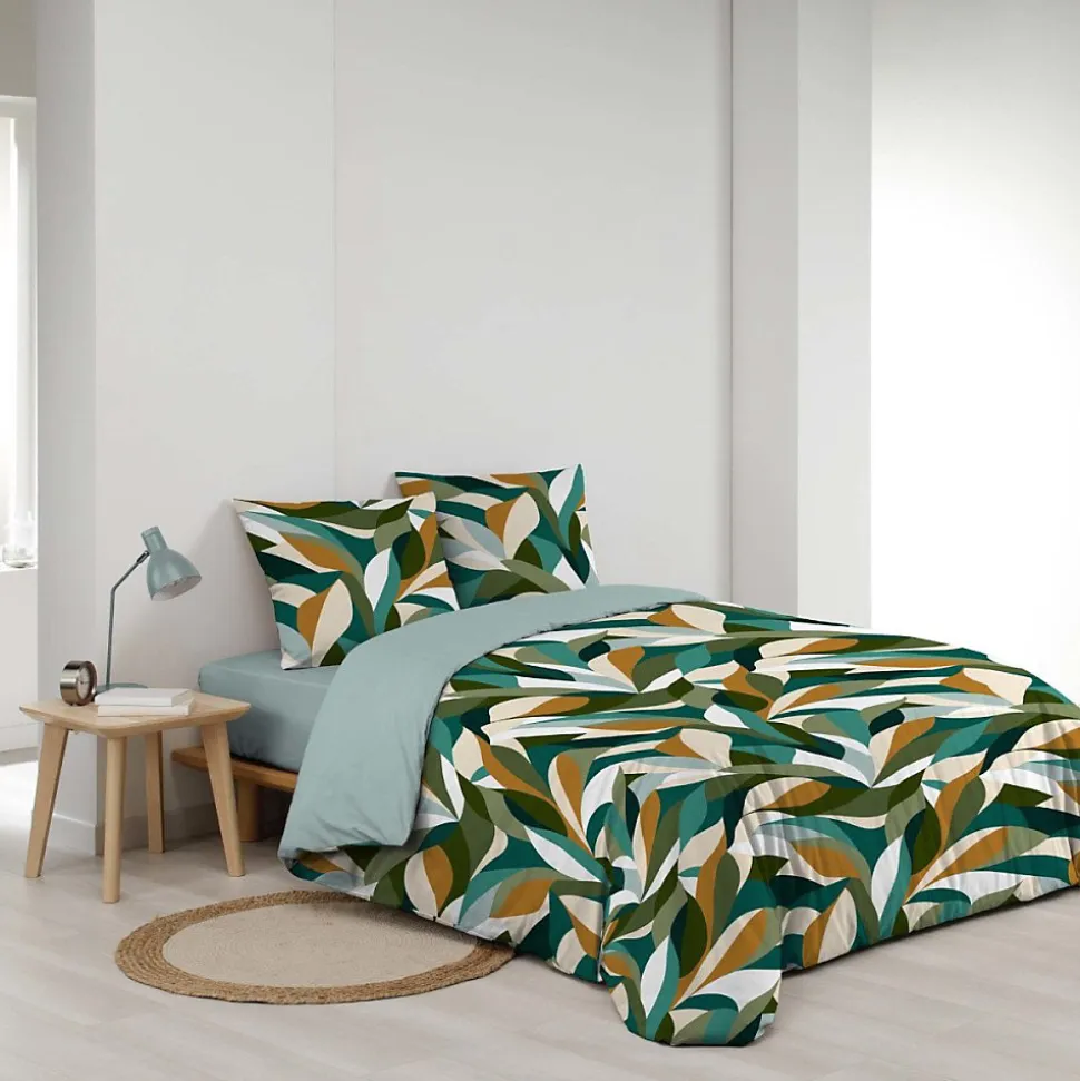 Housse de couette 240x220 + 2 taies 100% coton