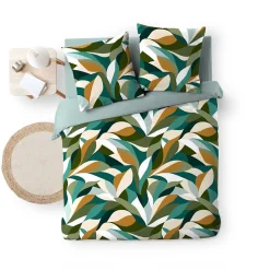 Housse de couette 240x220 + 2 taies 100% coton