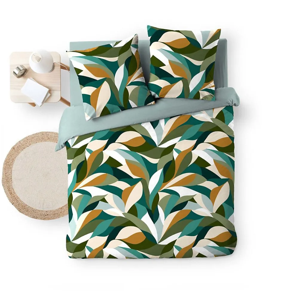 Housse de couette 240x220 + 2 taies 100% coton