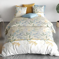 Housse de couette 240x220 AGIL + 2 taies coton 57 fils