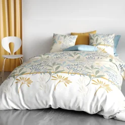 Housse de couette 240x220 AGIL + 2 taies coton 57 fils