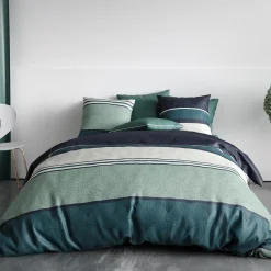 Housse de couette 260x240 ANTIKA + 2 taies coton 57 fils