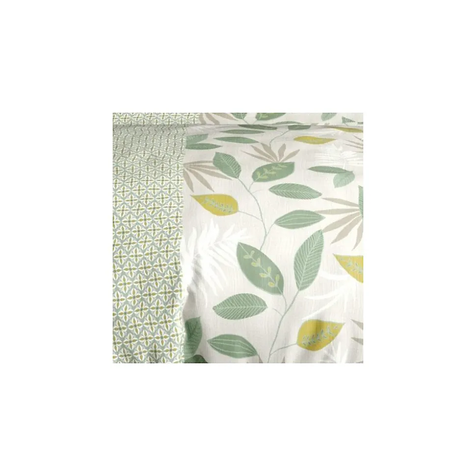 Housse de couette 260x240 ARECA + 2 taies coton 57 fils