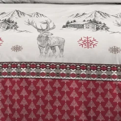 Housse de couette 240x220 BAUGES + 2 taies coton 57 fils