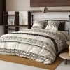 Housse de couette 260x240 Bohème + 2 taies coton 57 fils