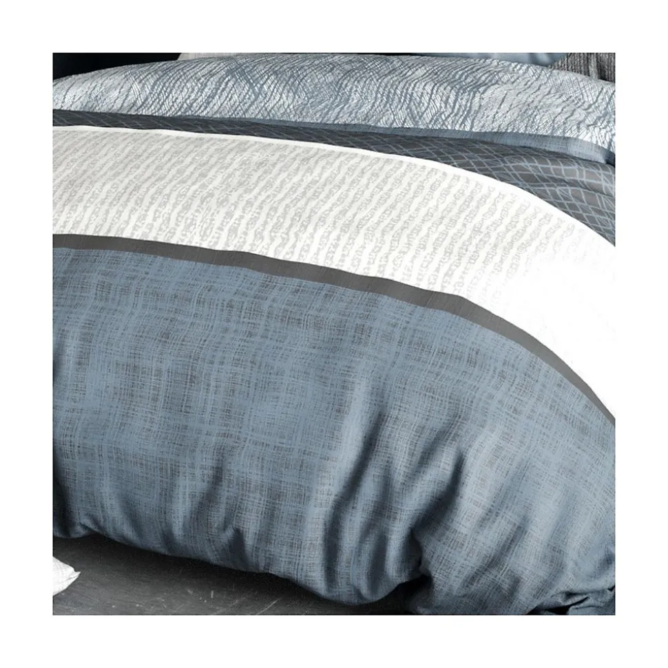 Housse de couette 260x240 BREHAT + 2 taies coton 57 fils