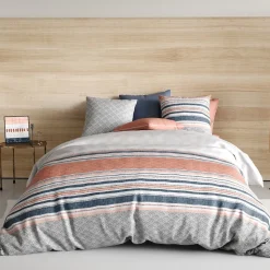 Housse de couette 240x220 CHAKRA + 2 taies coton 57 fils