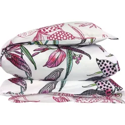 Housse de couette 140x200 cm coton PÉNÉLOPE Rose