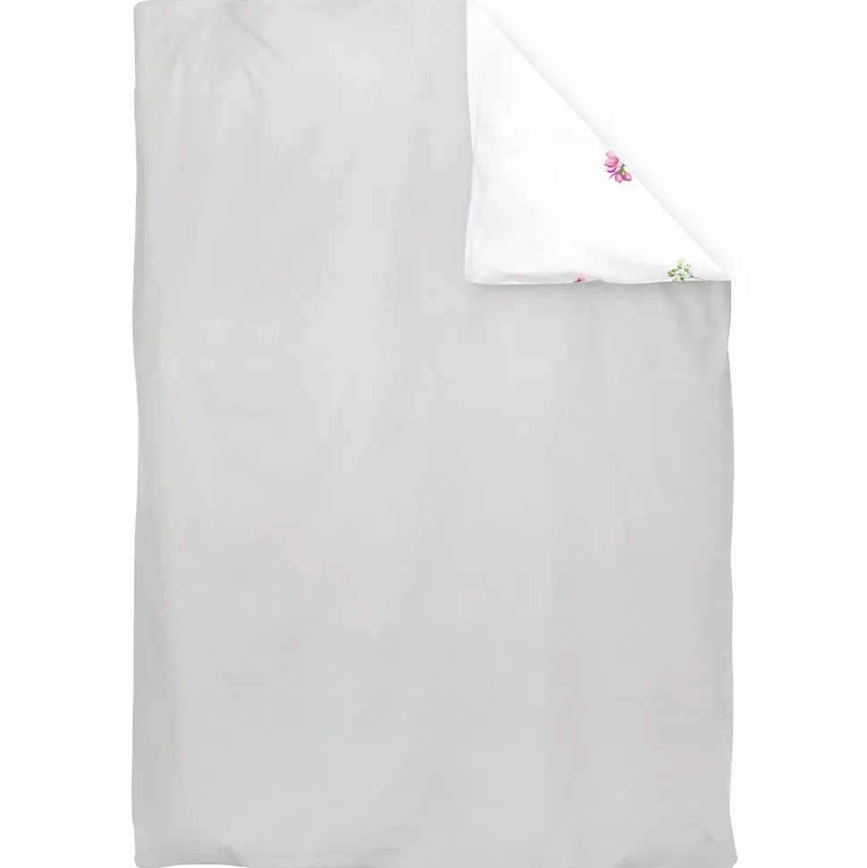 Housse de couette 140x200 cm coton PRETTY blanc