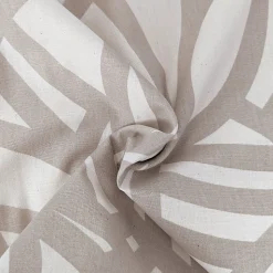 Housse de couette 260x240 cm coton lavé SERENA Beige écru