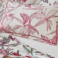 Housse de couette 200x200 cm coton PÉNÉLOPE Rose