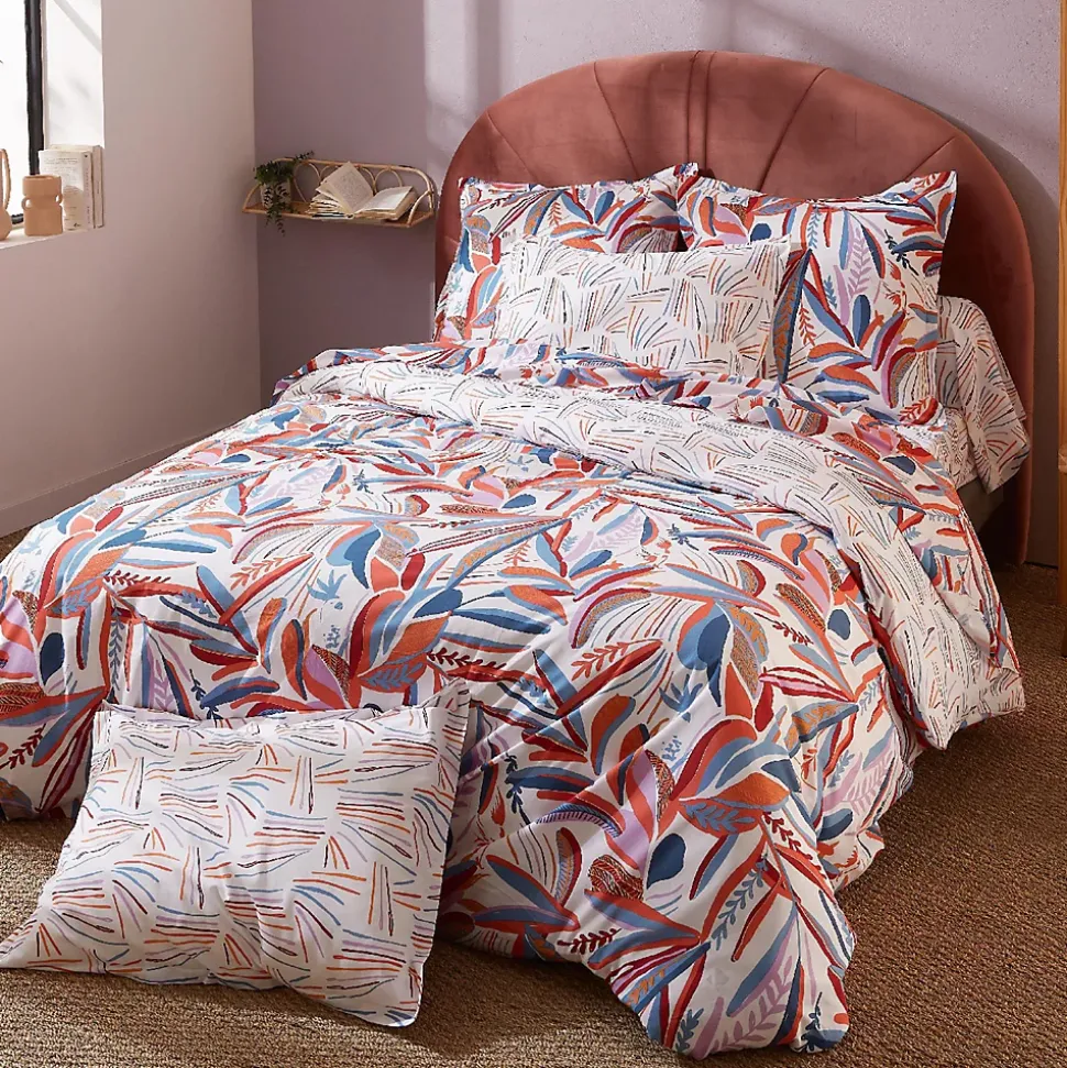 Housse de couette 140x200 cm coton PERROQUET multicolore Salsa