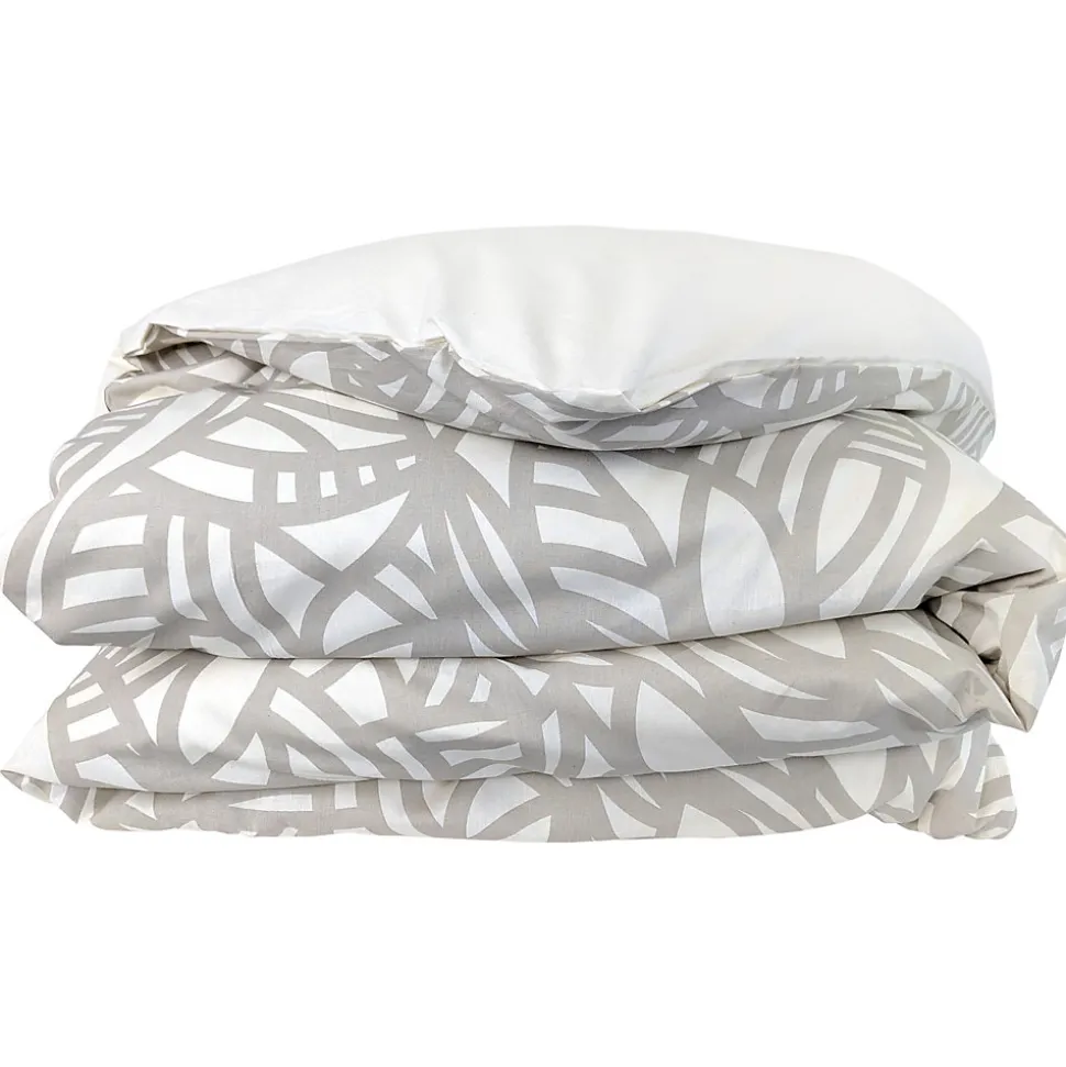 Housse de couette 280x240 cm coton lavé SERENA Beige écru