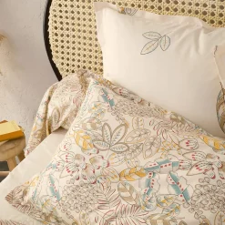 Housse de couette 200x200 cm coton OKY écru Naturel