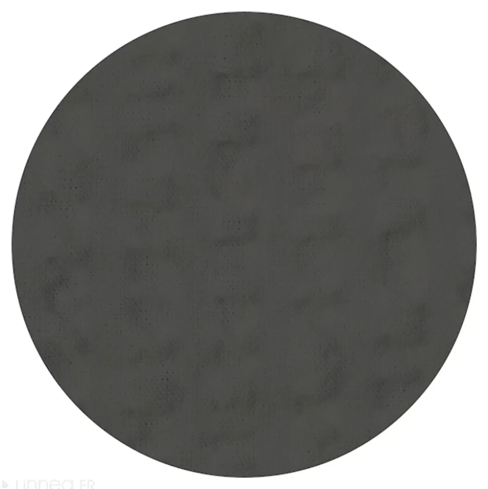 Housse de couette 140x200 cm coton POPPY gris plomb