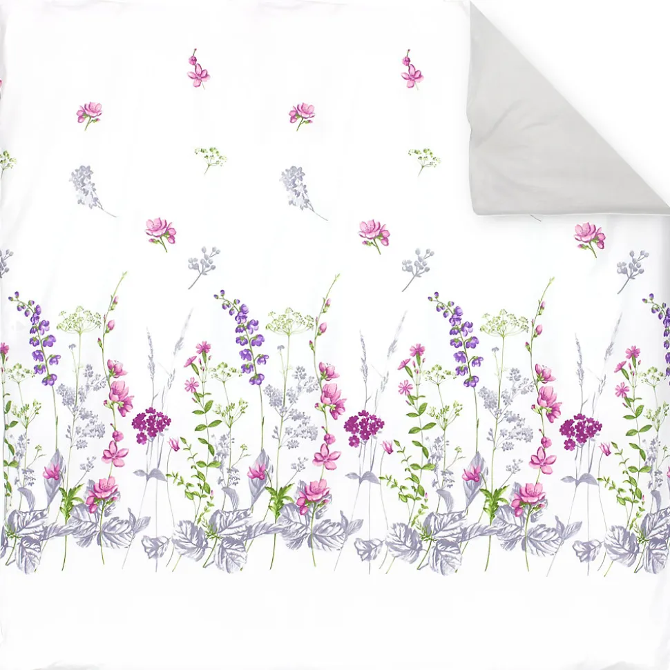Housse de couette 300x240 cm coton PRETTY blanc