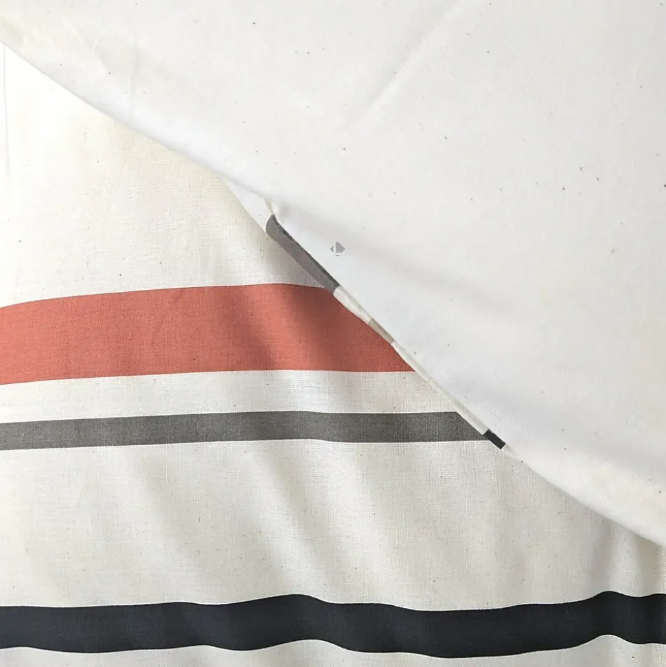 Housse de couette 240x220 cm coton HUGO beige/corail