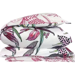 Housse de couette 240x220 cm coton PÉNÉLOPE Rose