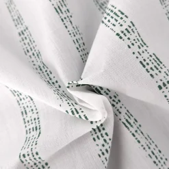 Housse de couette 140x200 cm percale coton GABY vert Kaki