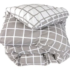 Housse de couette 260x240 cm percale coton DDM MAX Gris