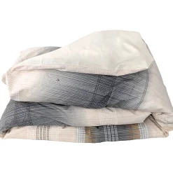 Housse de couette 200x200 cm percale coton ESTEBAN Beige