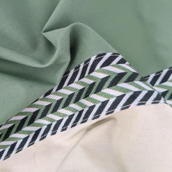 Housse de couette 200x200 cm percale coton NOA vert Kaki