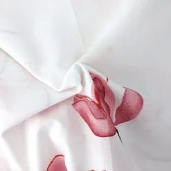 Housse de couette 280x240 cm percale coton ELISA Rose