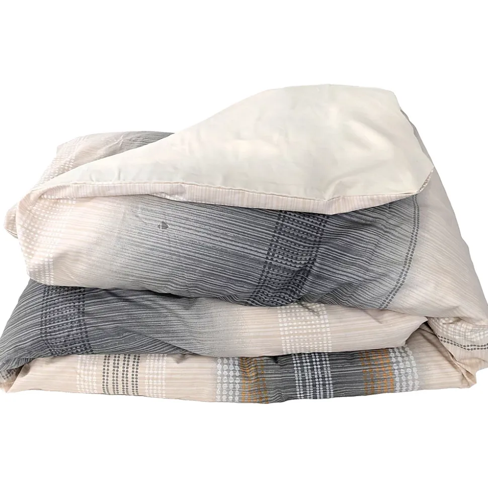 Housse de couette 260x240 cm percale coton ESTEBAN Beige